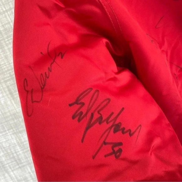 Vintage Starter Blackhawks jacket signed size small 1637 - Picture 15 of 16